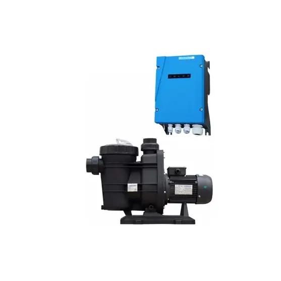 Lorentz PS2-1800 Solcellspumppaket med CS-37-1, blå regulator över svart pump